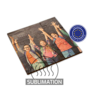 Untersetzer Puzzle aus Holz mit individuellem Branding